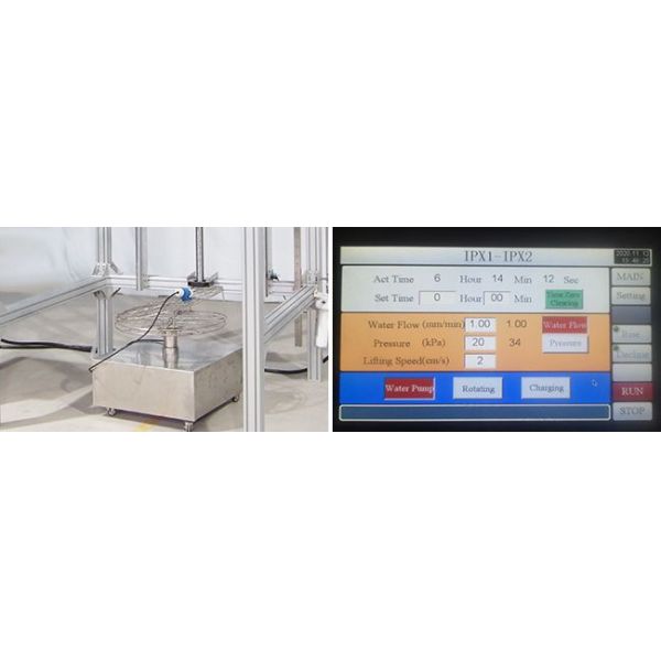 Programmable No Housing IPX1 IPX2 Water Spray Test Equipment