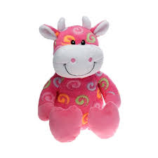 Promotion Gifts Lovely Red Cow Shape Custom Small Stuffed Animals For Children