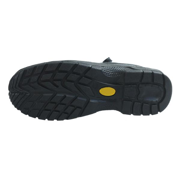 SHENGJIE Black Lace Up Closure PU Injection Safety Shoes For Ultimate Foot Protection Steel Toe