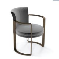 desenhista luxuoso Dining Chairs Matte Velvet Chaise Lounge Chair de 0.8x0.63m