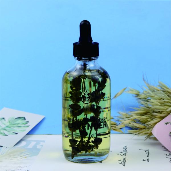 Private Label Pure and Natural Organic Dry Flower Lavender Oil Face Body and Hair Multi Use Oil