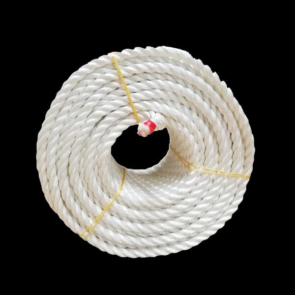 3 /4 Strand 8 MM PP Polypropylene Twisted Braided Packaging Rope for Fishing Marine