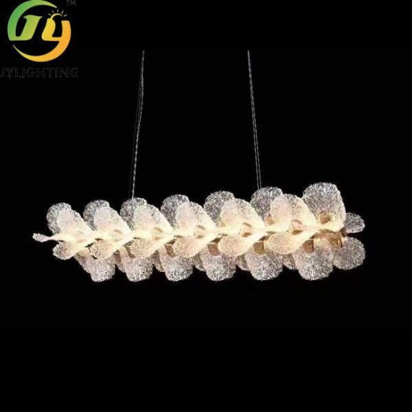 Luces de lujo floral de luces modernas para comedor, dormitorio y vestíbulo