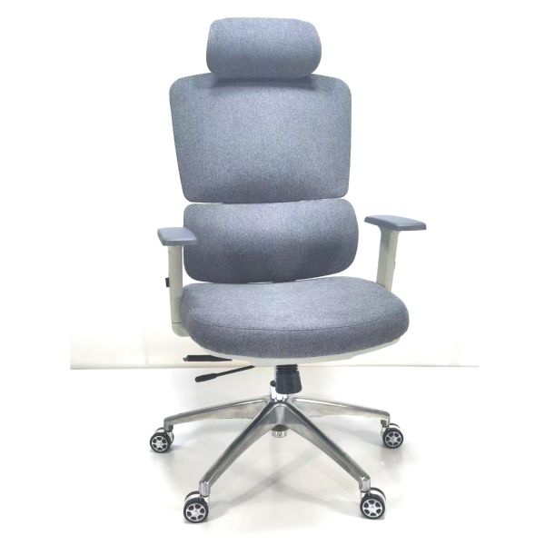 Lumbar Support Full Fabric Racing Chair High Back Ergonomic Office Chair