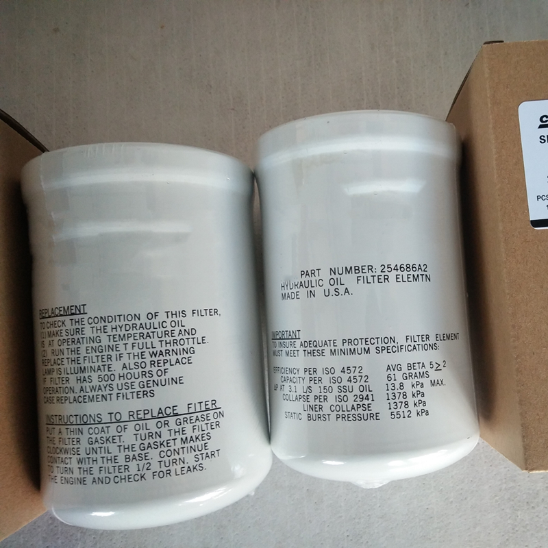 Hydraulic Oil Filter Element 254686A2 for Agricultural Machinery Tractors Energy Mining