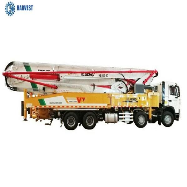 Caminhão de enchimento da bomba concreta da seção 58m da altura 1540mm  6 de HB58K