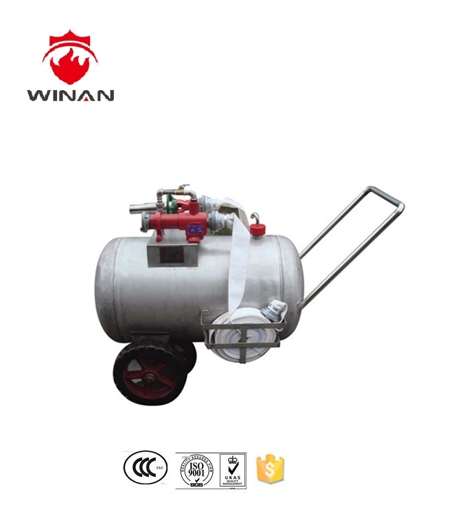 Монитор огня мобильной воды оборудования пены тележки пены противопожарной двойной ручной