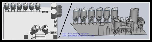 304 stainless steel pot / beer brewing plant uses /316L stainle/300L stainless steel beer fermenter / malt fermentation