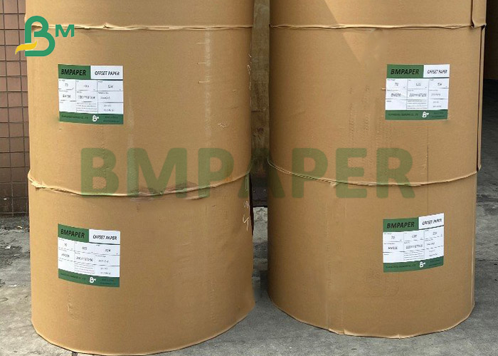 Слон книга Rolls 70gsm 80gsm непрозрачная белая смещенная отправляет SMS бумажной ширине 635mm Слон книга Rolls 70gsm 80gsm непрозрачная белая смещенная отправляет SMS бумажной ширине 635mm