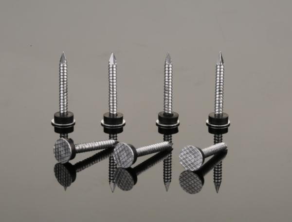 Cabeça lisa quadriculado Ring Shank Aluminium Roofing Nails 2,6 X 30MM