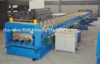 Rolo do painel do telhado da plataforma de assoalho da placa de aço da cor que forma o controle do PLC da máquina 1500mm