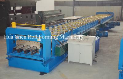 Rolo do painel do telhado da plataforma de assoalho da placa de aço da cor que forma o controle do PLC da máquina 1500mm