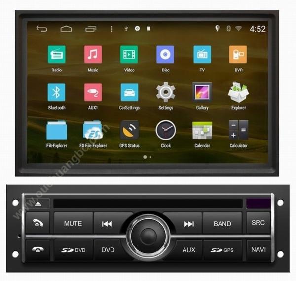 Ouchuangbo audio dvd navi Mitsubishi L200 2007 android 4.4 OS 3G wifi 1080P 4 core canbus