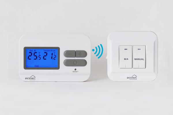 Termostato de aquecimento sem fio da caldeira de Digitas para a casa ST23 RF 230V 6A do hotel