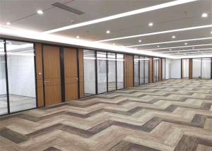 Dismountable Office Glass Partition Walls Floor To Ceiling Room Divider With