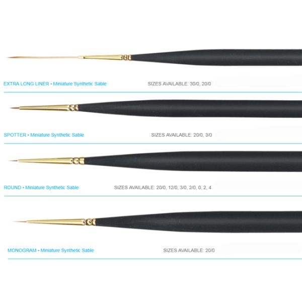 мини искусство тела 13Пкс чистит собрание щеткой кистей Ватерколоур с наградными синтетическими волосами соболя