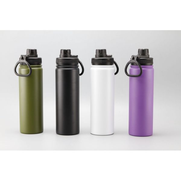 17 Oz Bouteille d'eau isolée pour enfants pour l'école avec un couvercle de tuyau imperméable et de mignons autocollants imperméables, thermos en acier inoxydable personnalisé Bouteille d'eau métallique pour filles et garçons
