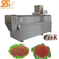 Linha de produção da maquinaria da extrusora da alimentação dos peixes do animal de estimação de SLG65-III 100-160 Kg/h