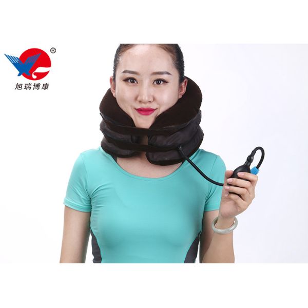 Velcro Protection Design Cervical Collar Neck Brace , Health Care Cervical Traction Collar
