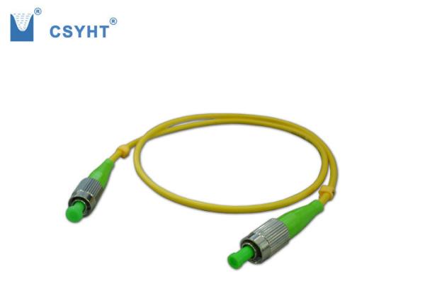 FC SM Fiber Optic Jumper Cables Low Insertion Loss And Back Reflection Loss