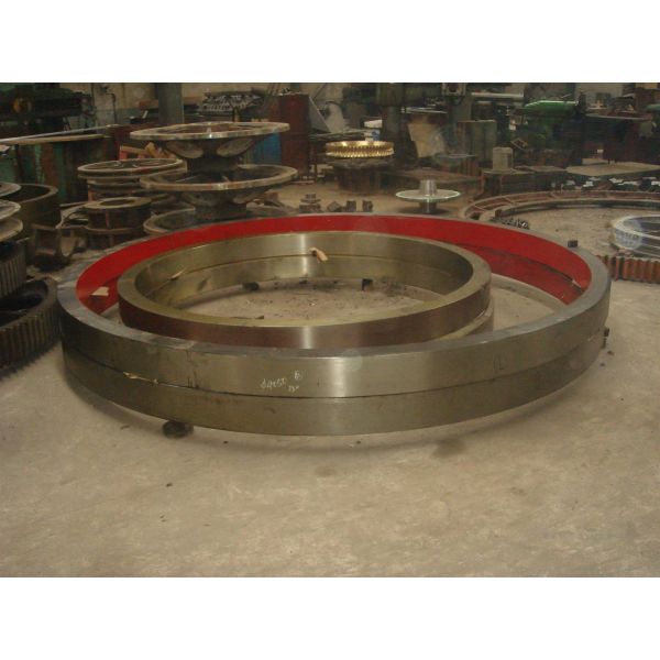 ZG35CrMo Or 42CrMo Steel Rotary Kiln Wheel Tyre Castings And Forgings
