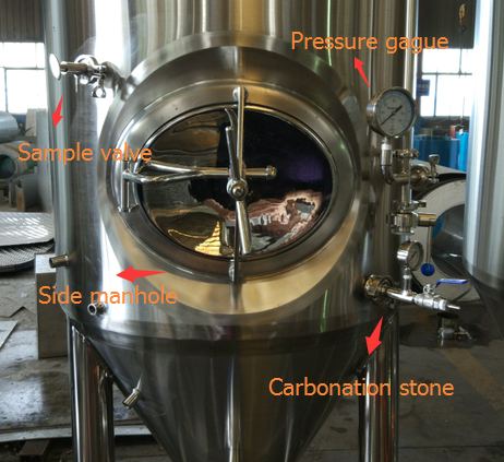 300L To 10000L Brewing Conical Fermenter Tanks