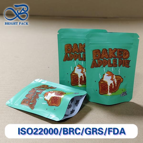 Durable Apple Pie Packaging Bags - Leak-Resistant, Freeze-Resistant