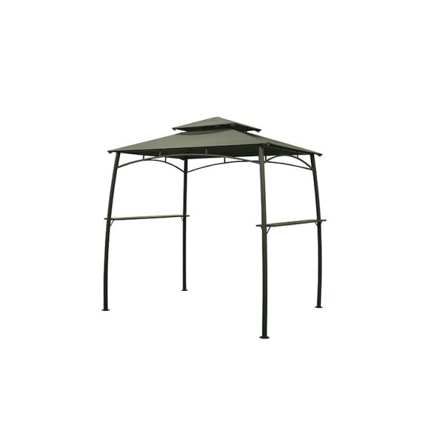 Customizable Metal Frame Garden BBQ Grill Gazebo for Outdoor Entertaining