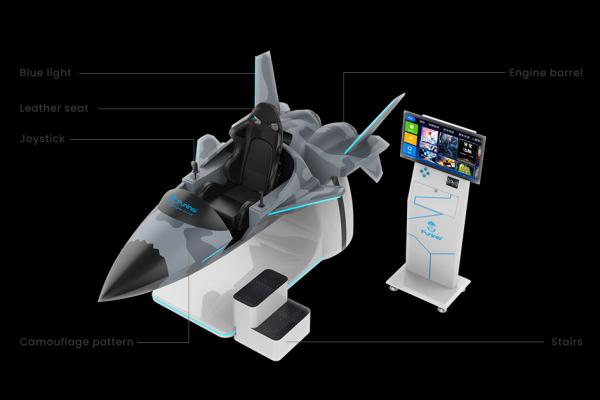 振動効果とWIFI接続を備えた楽しいVRアミューズメントパーク