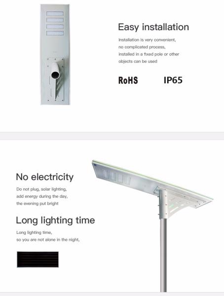 Good quality waterproof outdoor led garden light solar led street light 20W 40W 60W solar light