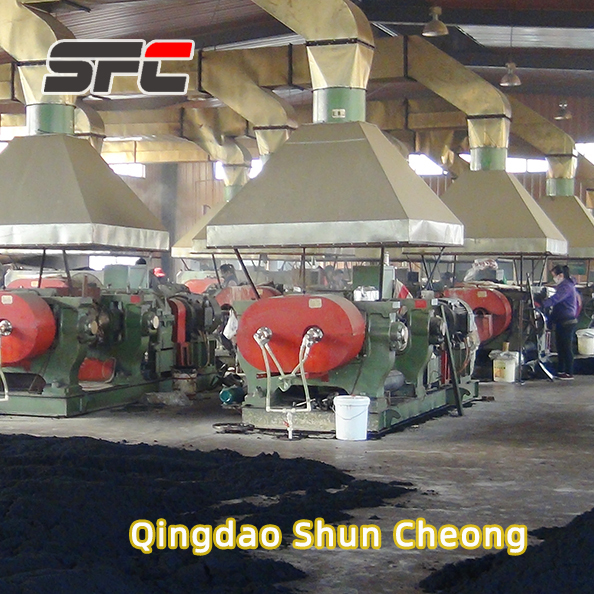 Extrusion and Mixing Options Reclaimed Rubber Machine Customization, Rubber Cracker Mill