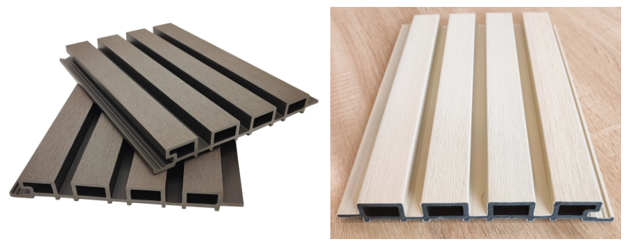 Наружный сайдинг рифленый облицовочный материал WPC из дерева и пластика