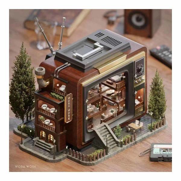 1:20 Workspace Model Architectural Creative Architectural Interior Models