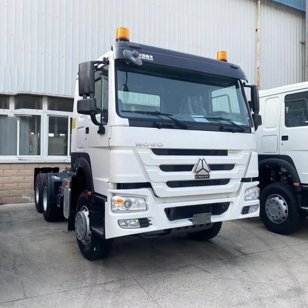 EURO2 Used Sinotruck Howo 6x4 Tractor Truck Head With Manual Air Conditioner
