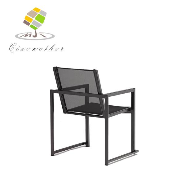 Matériau supérieur et cadre en aluminium en maille Design moderne fauteuil pliable extérieur pour la performance