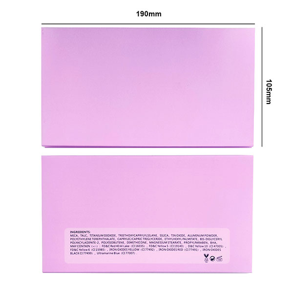 Logo Printing Cruelty Free Cosmetics High Pigment Eyeshadow