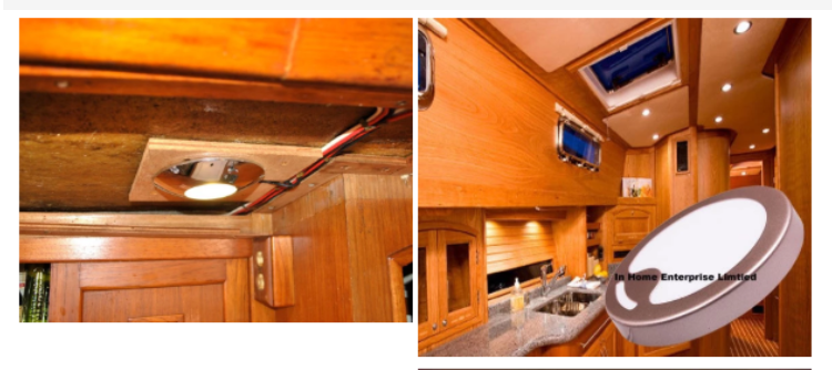 RGB 12VDC LED Cabinet Light For RV Caravan Aluminum Boat Cabin Lights Surface Mount