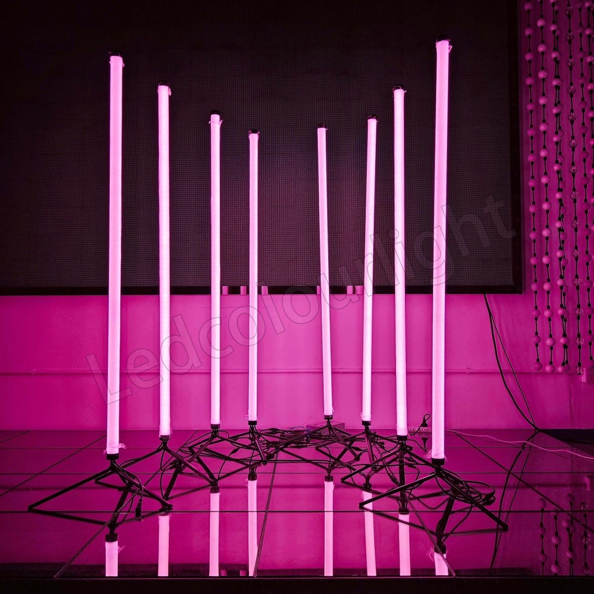 1.5m 40mm RGB LED 3D Pixel Tube Light with Tripod Stand