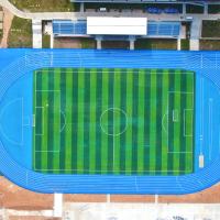 Instalação fácil pista de corrida atlética alta absorção de choque