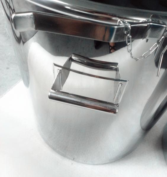 Silicone Gasket Stainless Steel Vat Drum 100L Barrel Type  With Clamp