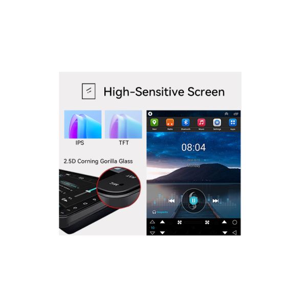 9 pouces de radio pour voiture Android écran tactile pour voiture GPS navigation radio pour voiture lecteur de DVD Tesla style pour KIA sportage