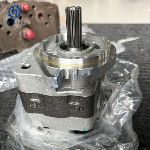 Excavator Spare Parts KFP2215CLWSR Hydraulic Gear Pump Assy for Hitachi EX55UR-3 Hydraulic Pump Motor Parts