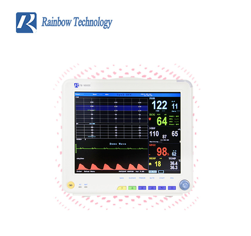 параметр монитора 9 220V фетальный ECG монитор параметра 12,1 дюймов Multi