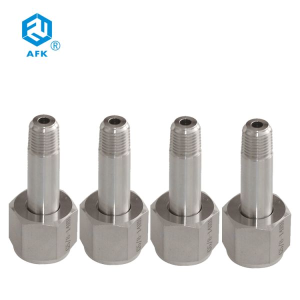 Forged Cga 5 Stainless Steel Cylinder Joint 3500psi For High Purity Gas