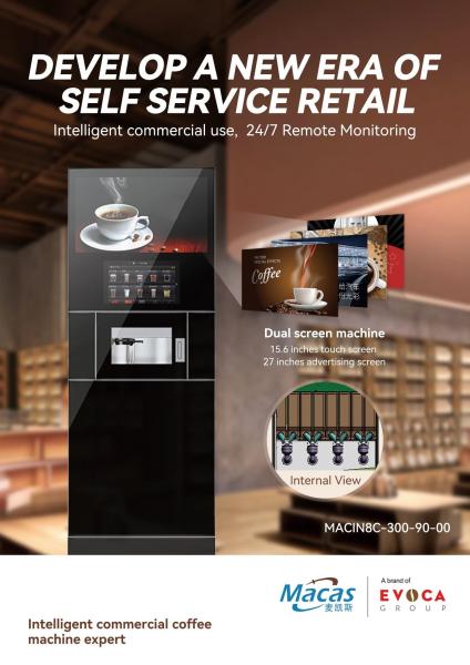 MACAS7C-300-90-00 Floor Standing Coffee Machine for 27-Inch Capacitive Touchscreen Assurance and More