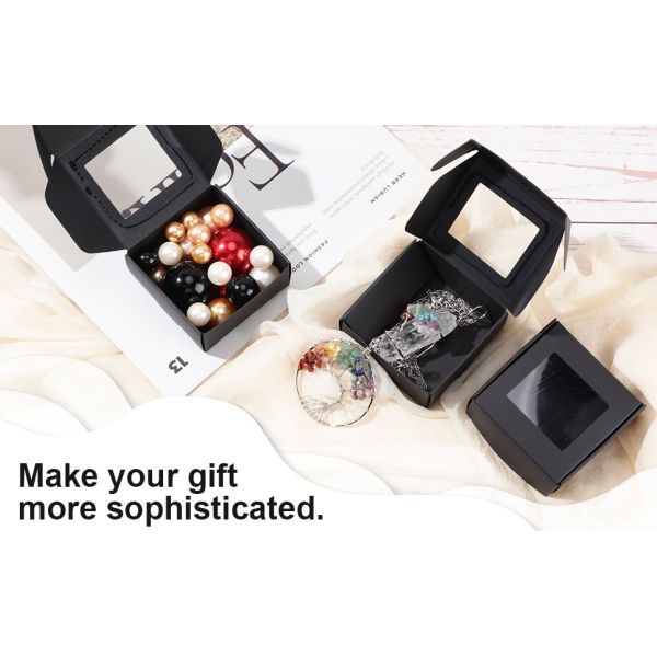 Rectangle Drawer Kraft Boxes Small Cardboard Present Packaging Boxes For Party Favor Treats, Candy And Jewelry Crafts