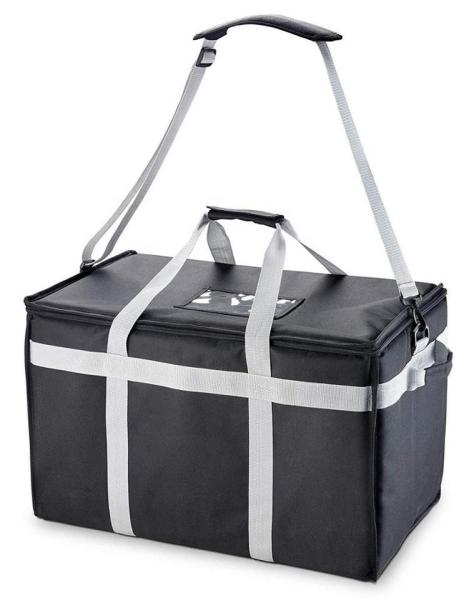 Lunch Foldable Custom Insulated Cooler Bag  Heated Food Delivery Bag Thermal Aluminum Lining
