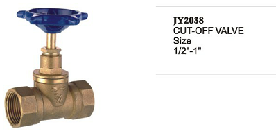 Forged Brass Gate Valves Wheel Hand  1/2 In - 2 In Female Thread Cut Off Valves