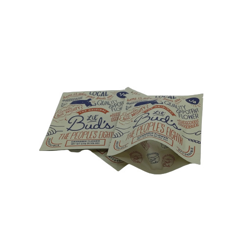 weed Aluminium Foil Mylar Bag Digitally Printed Resealable Zipper Pouches