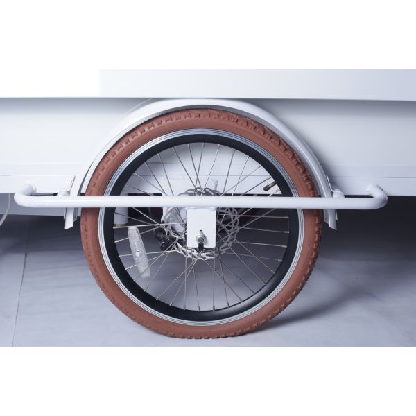 7 Speed Gear Disc Brake Stainless Steel Bike Food Cart